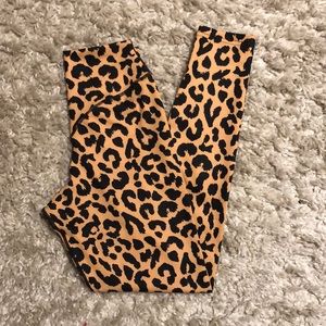 King cheetah Balance Athletica leggings size S